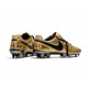 Botas Baratas Nike Tiempo Legend VII FG Nike Tiempo Totti X Roma Oro Negro