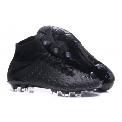 Zapatillas de fútbol Nike Hypervenom Phantom III DF FG Todo Negro