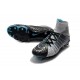 Zapatos de fútbol Nike Hypervenom Phantom III DF FG para Hombre Gris Negro Azul