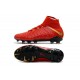 Botas Baratas Nike Hypervenom Phantom III DF FG Rojo Oro