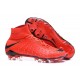 Zapatillas de fútbol Nike Hypervenom Phantom III DF FG Rojo Negro 