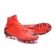 Zapatillas de fútbol Nike Hypervenom Phantom III DF FG Rojo Negro 