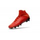 Botas Baratas Nike Hypervenom Phantom III DF FG Rojo Oro