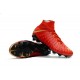 Botas Baratas Nike Hypervenom Phantom III DF FG Rojo Oro