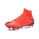 Zapatillas de fútbol Nike Hypervenom Phantom III DF FG Rojo Negro 
