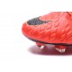 Zapatillas de fútbol Nike Hypervenom Phantom III DF FG Rojo Negro 