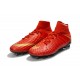 Botas Baratas Nike Hypervenom Phantom III DF FG Rojo Oro