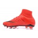 Zapatillas de fútbol Nike Hypervenom Phantom III DF FG Rojo Negro 
