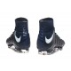 Zapatillas de fútbol Nike Hypervenom Phantom III DF FG Negro Blanco Azul