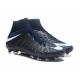 Zapatillas de fútbol Nike Hypervenom Phantom III DF FG Negro Blanco Azul