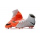 Zapatillas de fútbol Nike Hypervenom Phantom III DF FG Blanco Naranja Negro