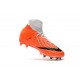 Zapatillas de fútbol Nike Hypervenom Phantom III DF FG Blanco Naranja Negro