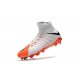 Zapatillas de fútbol Nike Hypervenom Phantom III DF FG Blanco Naranja Negro