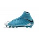 Botas Baratas Nike Hypervenom Phantom III DF FG Blanco Negro Azul foto