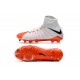 Zapatillas de fútbol Nike Hypervenom Phantom III DF FG Blanco Naranja Negro