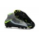 Nuevo Botas de fútbol Nike Hypervenom Phantom III DF FG Gris Negro Verde