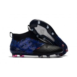 Tacos de futbol adidas Ace 17+ Purecontrol FG Continuar Núcleo Negro Azul