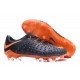 Nuevo Tacón de fútbol Nike HyperVenom Phantom III FG Negro Naranja