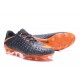 Nuevo Tacón de fútbol Nike HyperVenom Phantom III FG Negro Naranja