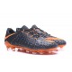 Nuevo Tacón de fútbol Nike HyperVenom Phantom III FG Negro Naranja