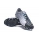 Zapatillas de fútbol Nike HyperVenom Phantom III FG Negro Gris