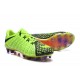 Tacos de futbol para Hombre Nike HyperVenom Phantom III FG Negro Verde Naranja