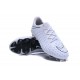 Nuevo Tacón de fútbol Nike HyperVenom Phantom III FG Blanco Negro