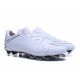 Nuevo Tacón de fútbol Nike HyperVenom Phantom III FG Blanco Negro