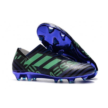 Baratas Botas de fútbol Adidas Nemeziz 17+ 360 Agility FG Tinta Verde Negro