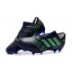 Baratas Botas de fútbol Adidas Nemeziz 17+ 360 Agility FG Tinta Verde Negro