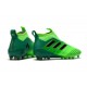 Zapatos de fútbol adidas Ace 17+ Purecontrol FG Verde Negro