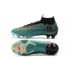 Nuevo Botas de fútbol Nike Mercurial Superfly VI Club Ronaldo FG Azul Turquesa Dorado Negro