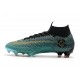 Nuevo Botas de fútbol Nike Mercurial Superfly VI Club Ronaldo FG Azul Turquesa Dorado Negro