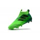 Zapatos de fútbol adidas Ace 17+ Purecontrol FG Verde Negro