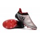 Botas de fútbol Adidas X 17+ Purespeed FG Hombre Plateado Rojo Negro