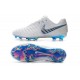 Botas de fútbol Nike Tiempo Legend VII Elite FG Para Hombre Blanco Gris Azul