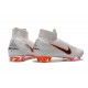 Zapatillas de fútbol Nike Mercurial Superfly VI 360 Elite FG Para Hombre Blanco Gris Naranja