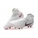 Nuevo Baratas Botas de fútbol Nike Magista Obra 2 FG Blanco Gris Crimson