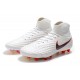 Nuevo Baratas Botas de fútbol Nike Magista Obra 2 FG Blanco Gris Crimson