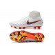 Nuevo Baratas Botas de fútbol Nike Magista Obra 2 FG Blanco Gris Crimson