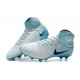 Zapatillas de fútbol Nike Magista Obra II FG Blanco Azul