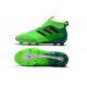 Zapatos de fútbol adidas Ace 17+ Purecontrol FG Verde Negro