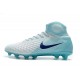 Zapatillas de fútbol Nike Magista Obra II FG Blanco Azul