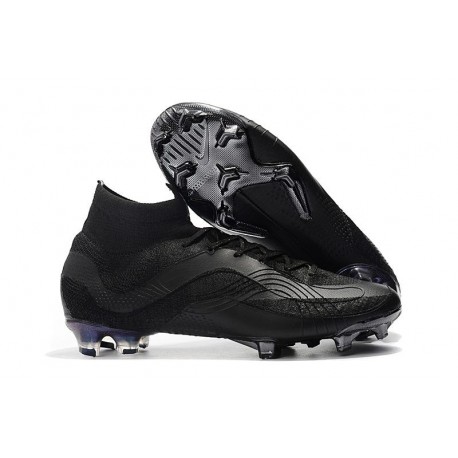 Zapatillas de fútbol Nike Mercurial Superfly VI 360 Elite FG Para Hombre Todo Negro