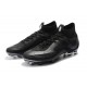 Zapatillas de fútbol Nike Mercurial Superfly VI 360 Elite FG Para Hombre Todo Negro