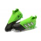 Zapatos de fútbol adidas Ace 17+ Purecontrol FG Verde Negro Plata