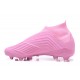 Zapatillas de fútbol Adidas Predator 18+ FG Para Hombre Rosa