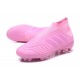 Zapatillas de fútbol Adidas Predator 18+ FG Para Hombre Rosa