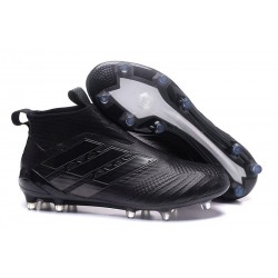 Baratas Botas de fútbol adidas Ace 17+ Purecontrol FG Todo Negro