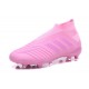 Zapatillas de fútbol Adidas Predator 18+ FG Para Hombre Rosa